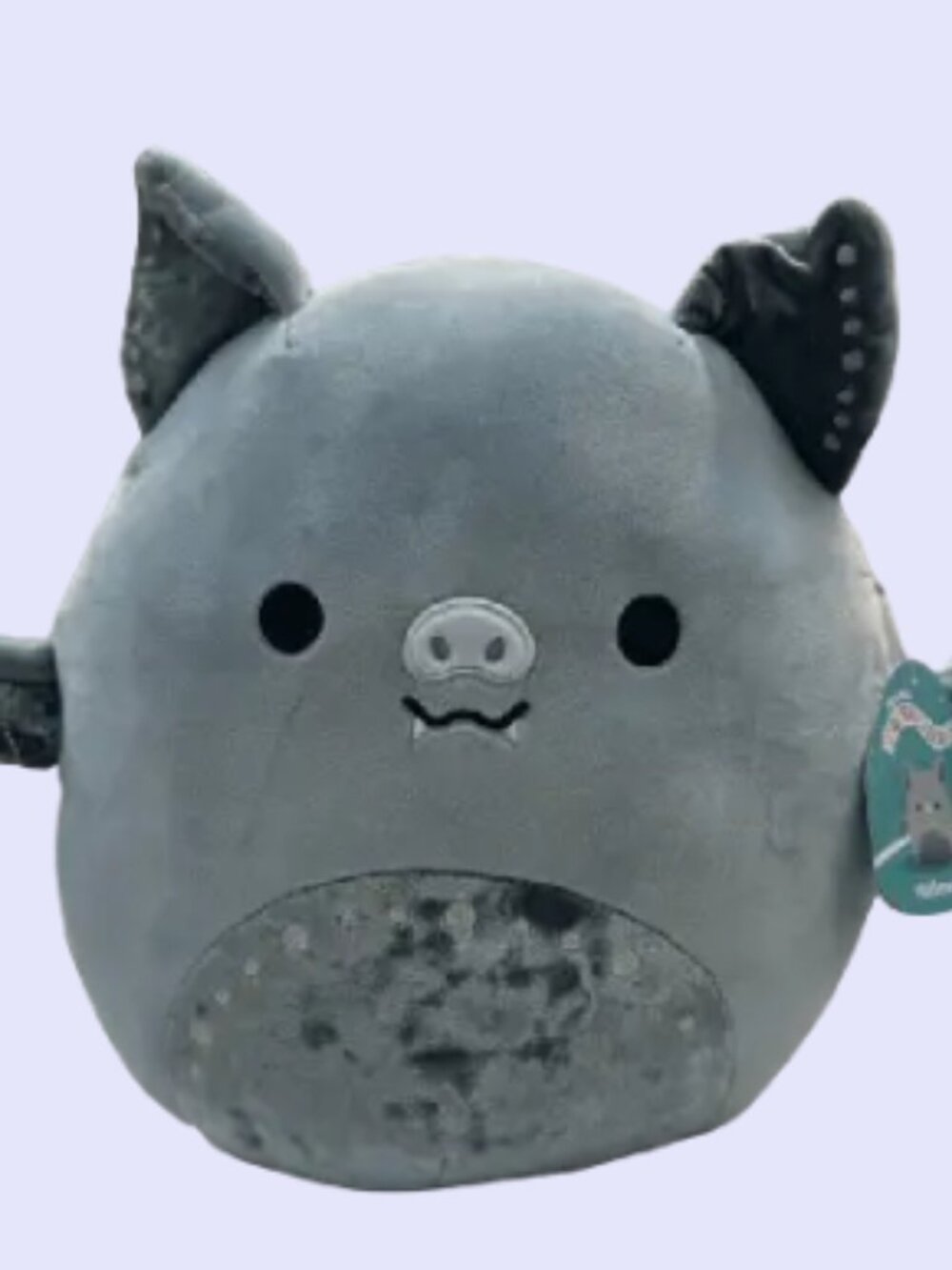 5 in Millennia, grey bat with velvet Halloween Squishmallow